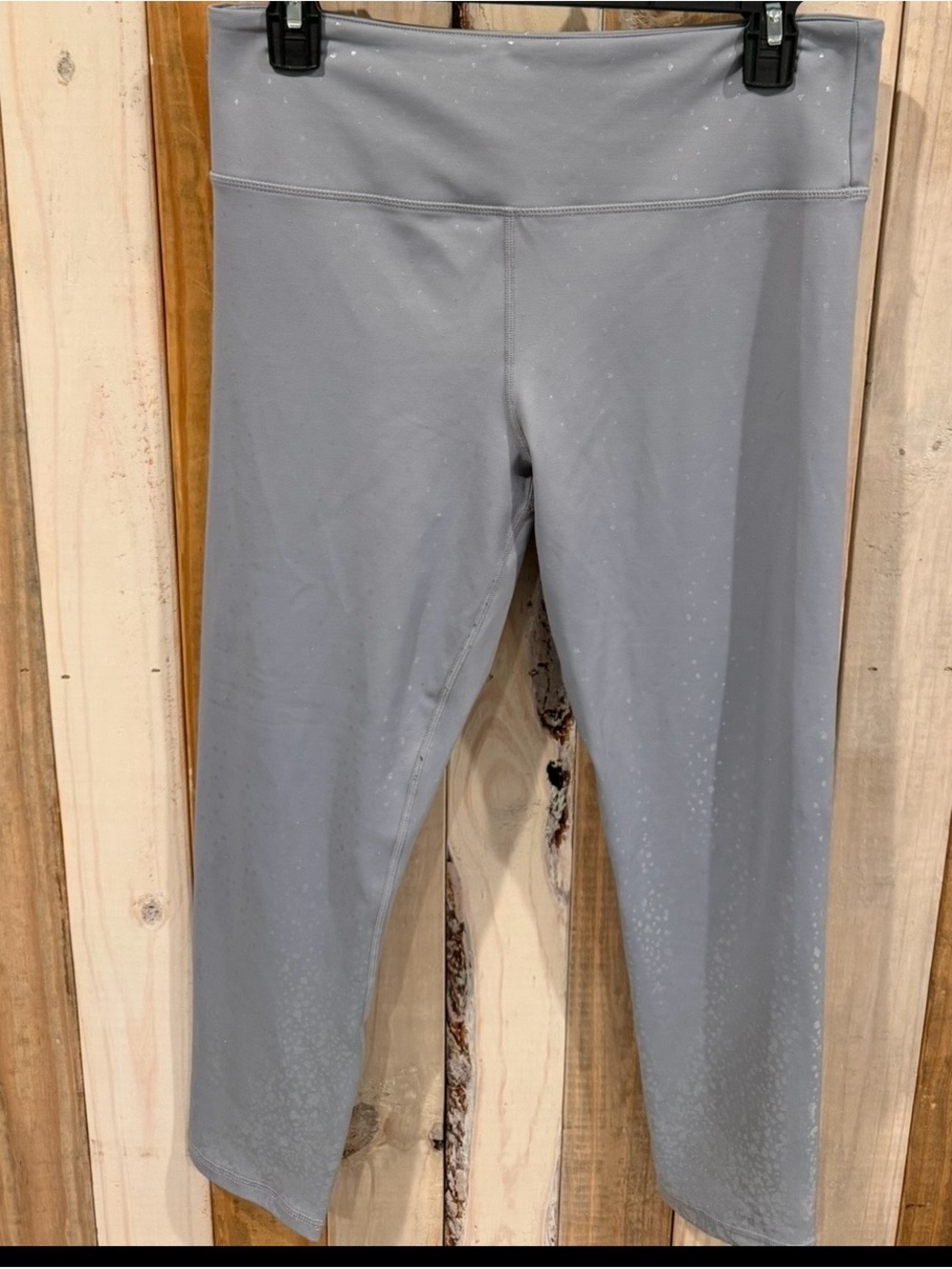 ZYIA Light Gray Capri Active Leggings